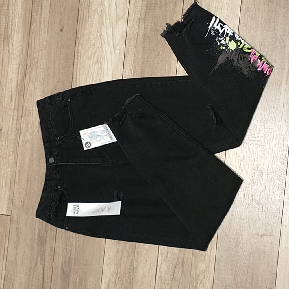 Tinseltown Sz 9 Hi-Rise Mom Jeans